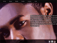Tablet Screenshot of drummerboyent.com